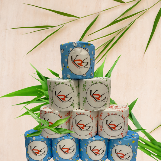 Sustainable and Soft 3-Ply Bamboo Bath Tissue - Eco-Friendly & Biodegradable