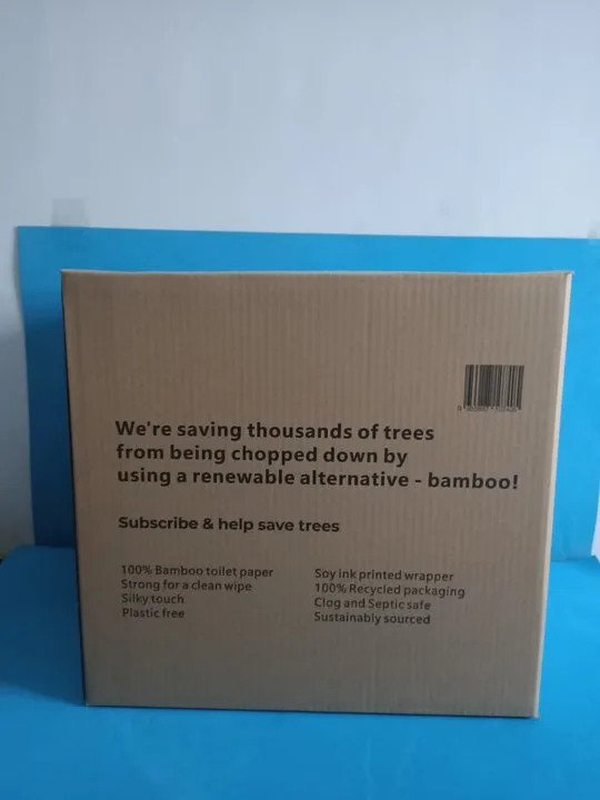 Sustainable and Soft 3-Ply Bamboo Bath Tissue - Eco-Friendly & Biodegradable