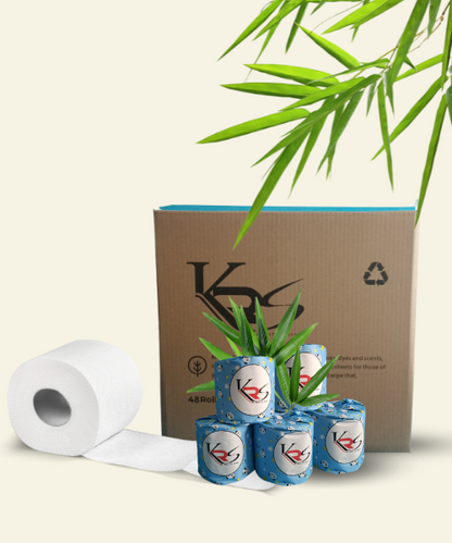 Sustainable and Soft 3-Ply Bath Tissue - Eco-Friendly & Biodegradable